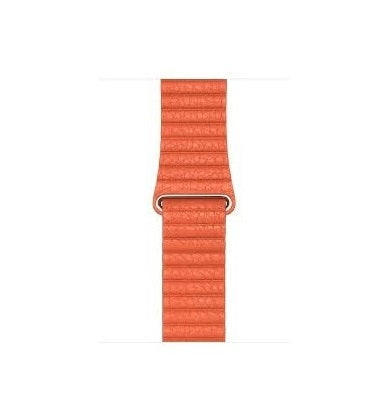 Leather Loop Band with Magnet for Apple Watch 42/44MM-Orange