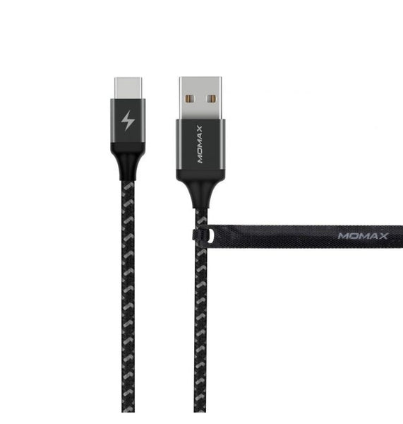 Momax ZERO Type-C To USB-A Cable - Black