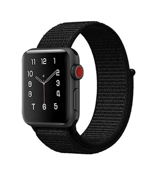 Woven Nylon Apple Watch Sport Loop 42/44MM-Black Nike