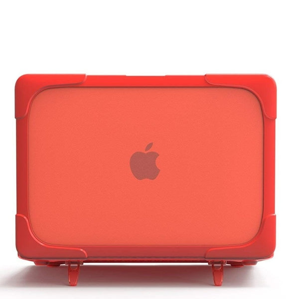 Apple MacBook Pro 13-inch Case 2020-2021-2022 (A2251/A2289/A2338) - (M1/M2) Dual Material full Protective Cover Case- Red