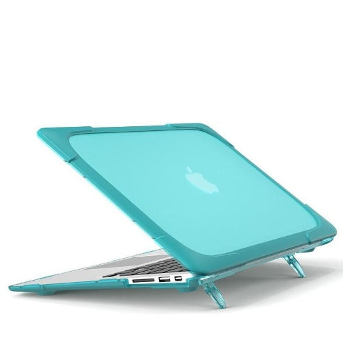  MacBook Air 13-inch (A1369 / A1466) - Dual Material full Protective Cover Case-Light Blue