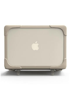 Apple MacBook Air 13-inch 2018 - 2019 - 2020 (A1932/ A2179/ A2337) - Dual Material full Protective Case- Khaki