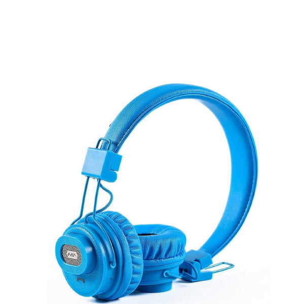 Nia X5SP Wireless Sound Bluetooth V4.2 Headphone With Speaker - Blue