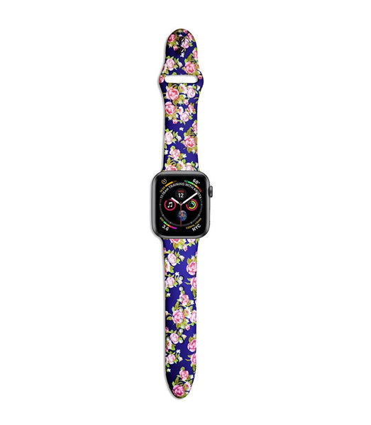 Silicone Floral -Romantic Flower for Apple Watch Band 38/40 MM