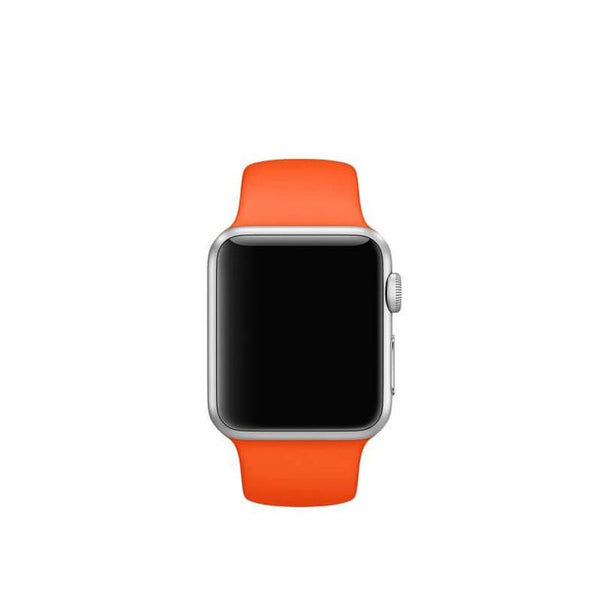 Silicone Sport Band For Apple Watch 42/44M-Orange