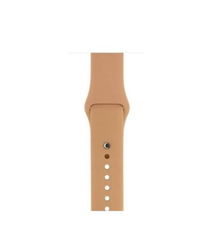 Silicone Sport Band For Apple Watch 42/44M-Lemon Cream